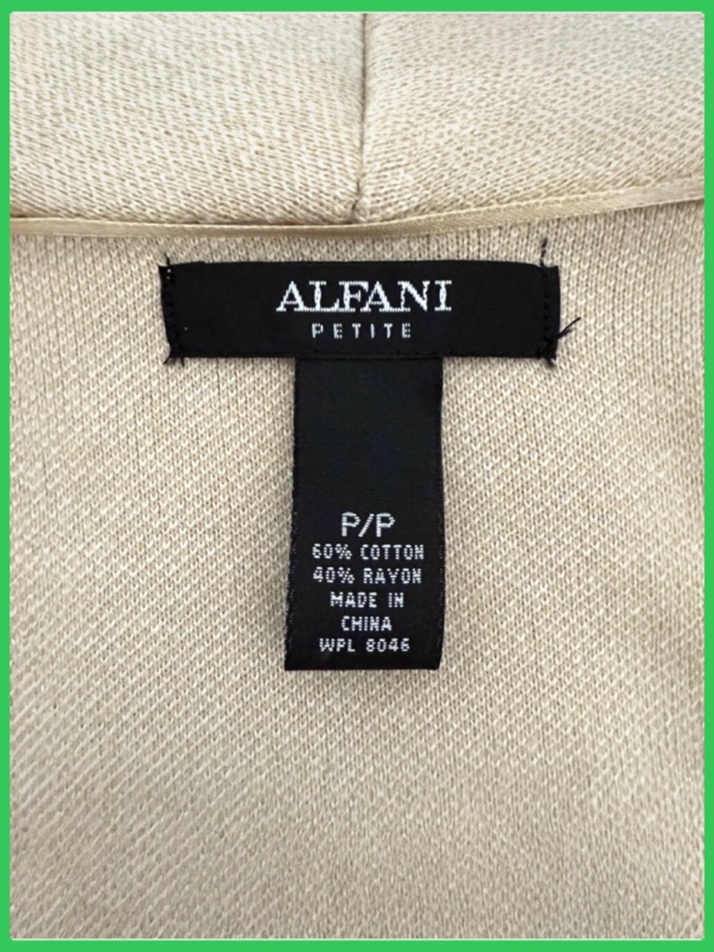 NWOT Alfani Open Front Long Sweater Cardigan - Picture 5 of 5